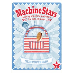 Machine Stars Sewing Pattern Sleepover Bag