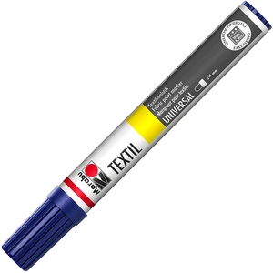 View product details for the Marabu Textil Painter Pen 2-4mm Tip 053 Dark Blue