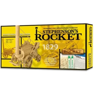 Matchbuilder Matchmodeller Stephensons Rocket Steam Locomotive Match Kit - MM25