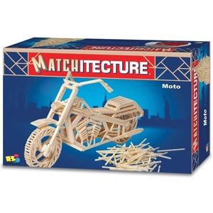 Matchitecture Motorcycle Matchstick Model Kit