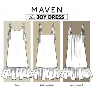 Maven Patterns Paper Sewing Pattern Joy Dress