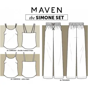 Maven Patterns Sewing Pattern Simone Set