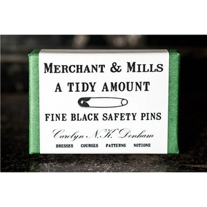 View product details for the Merchant & Mills Safety Pins Black