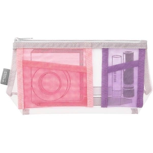 Midori Pen & Tool Gusseted Pouch Mesh - Pink