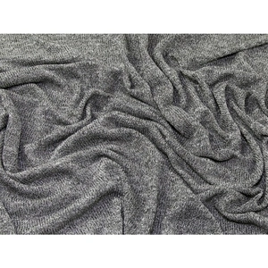Minerva Crafts Lurex Textured Stretch Knit Fabric Silver Grey