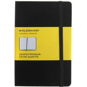 Moleskine Classic Hardback Squared Pocket Notebook Grid Black