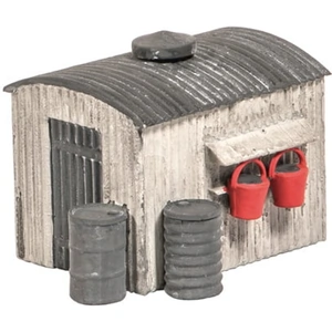 Peco Lamp Huts With Oil Drums (2) - SS22