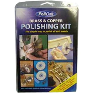 PoliCraft Brass, Copper and Aluminium Polishing Kit - PC1001