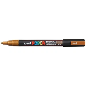 Uni Posca Paint Marker Fine Bullet Tip PC-3M Bronze