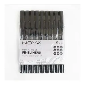 Printable Heaven Nova 9 Black Fineliners (NVMXM026)