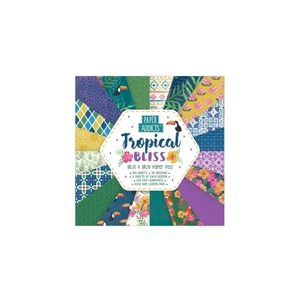 Printable Heaven Paper Addicts 10x10cm Paper Pad - Tropical Bliss (PAPAP009)