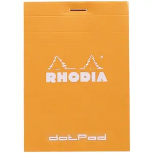 Rhodia Stapled dotPad 8.5x12cm Orange
