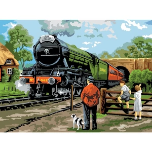 Royal Brush Painting By Numbers Steam Train - PAL15