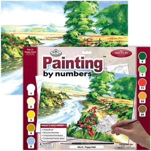 View product details for the Painting By Numbers Poppy Field - PAL13