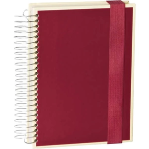 Semikolon Mucho A5 Spiral Notebook - Burgundy