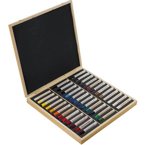 Sennelier Wooden Box Set of 36 Artist Oil Sticks