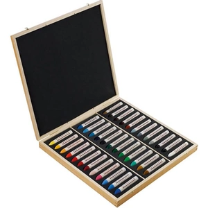 Sennelier Wooden Box Set of 36 Large Artist Oil Pastels