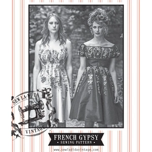 View product details for the Sew La Di Da Vintage Sewing Pattern French Gypsy Dress