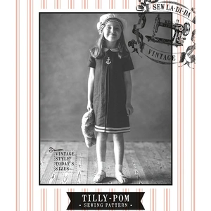 Sew La Di Da Vintage Sewing Pattern Tilly Pom Dress & Jumpsuit