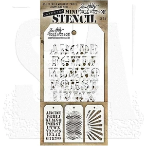 Stampers Anonymous_AGW Mini Stencil Set 5