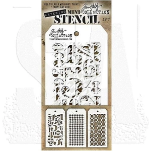 Stampers Anonymous_AGW Mini Stencil Set 7