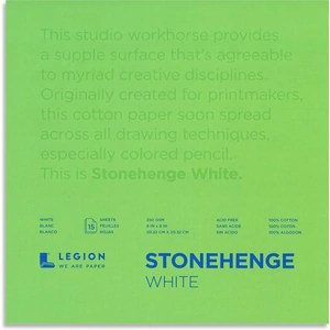 Stonehenge Paper Pad 8" x 8" - 15 Sheets - White