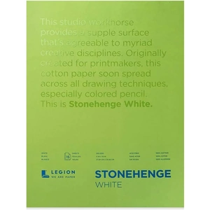 Stonehenge Paper Pad 11" x 14" - 15 Sheets - White