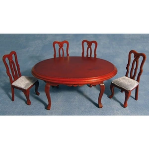 Streets Ahead Oval Dining Table and 4 Chairs - DF103