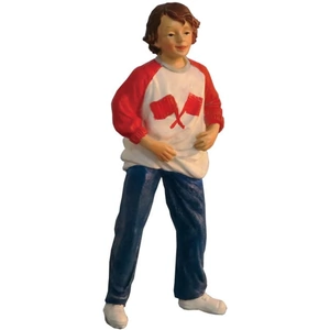 Streets Ahead Modern Boy with Red and White Jumper Dolls House Figure - Modern Boy - DP353