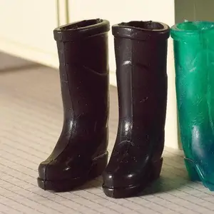 Streets Ahead Pair of Black Wellies for 12th Scale Dolls House
