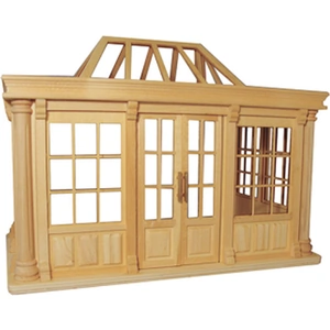 Streets Ahead Deluxe Conservatory Unpainted for 12th Scale Dolls House
