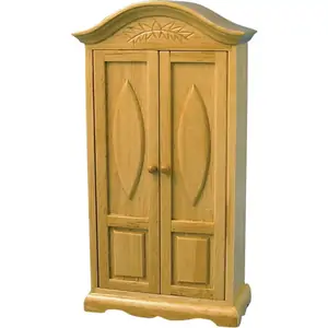 Streets Ahead Pine Wardrobe for 12th Scale Dolls House