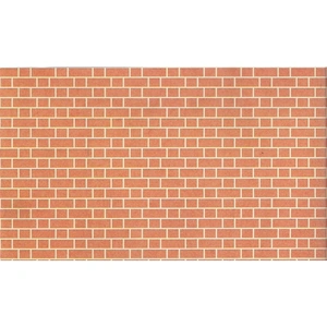 Streets Ahead Red Brick Wallpaper for 12th Scale Dolls House