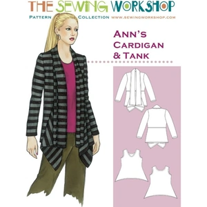 The Sewing Workshop Paper Sewing Pattern Anns Cardigan & Top