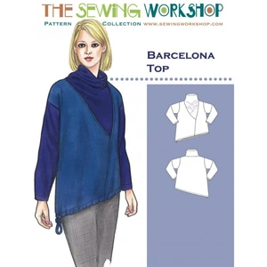 View product details for the The Sewing Workshop Sewing Pattern Barcelona Top