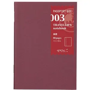 Traveler's Company TRAVELER'S Company Notebook Refill Passport Size Blank 003