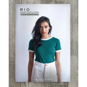 True Bias Paper Sewing Pattern Rio T Shirt & Dress