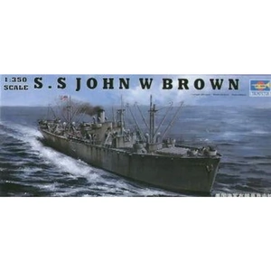 Trumpeter 1/350 Scale John W Brown WW2 Liberty Ship Model Kit